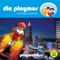 Die Playmos - Das Original Playmobil Hörspiel, Folge 86: Red Firestar, Superheld - Simon X. Rost - Hörbuch