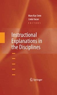 Instructional Explanations in the Disciplines -  - E-Book