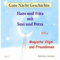Gute-Nacht-Geschichte: Hans und Fritz mit Susi und Petra - Magische Vögel und Freundinnen - Michael Bauer - E-Book + Hörbuch