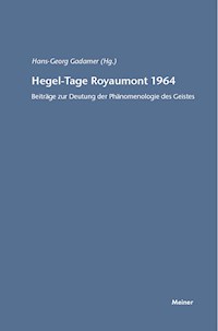 Hegel-Tage Royaumont 1964 -  - E-Book