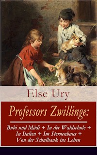 Professors Zwillinge: Bubi und Mädi + In der Waldschule + In Italien + Im Sternenhaus + Von der Schulbank ins Leben - Else Ury - E-Book