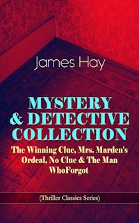 MYSTERY & DETECTIVE COLLECTION: The Winning Clue, Mrs. Marden's Ordeal, No Clue & The Man Who Forgot (Thriller Classics Series) - James Hay - E-Book