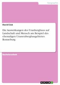 Die Auswirkungen des Uranbergbaus auf Landschaft und Mensch am Beispiel des ehemaligen Uranerzbergbaugebietes Ronneburg - David Zuk - E-Book