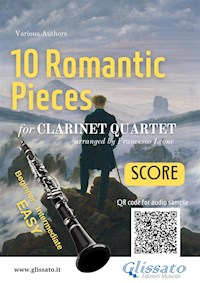 Clarinet Quartet Score "10 Romantic Pieces" - Johannes Brahms - E-Book