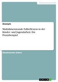 Multidimensionale Fallreflexion in der Kinder- und Jugendarbeit. Ein Praxisbeispiel -  - E-Book