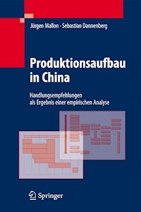 Produktionsaufbau in China - Jürgen Mallon - E-Book