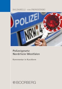 Polizeigesetz Nordrhein-Westfalen - Marcello Baldarelli - E-Book