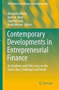 Contemporary Developments in Entrepreneurial Finance -  - E-Book