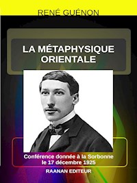 La Métaphysique orientale - René Guénon - E-Book