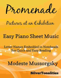 Promenade Pictures at an Exhibition Easy Piano Sheet Music - SilverTonalities - E-Book