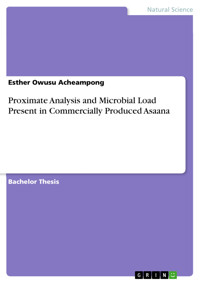Proximate Analysis and Microbial Load Present in Commercially Produced Asaana - Esther Owusu Acheampong - E-Book