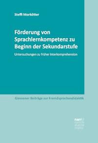 Förderung von Sprachlernkompetenz zu Beginn der Sekundarstufe - Steffi Morkötter - E-Book
