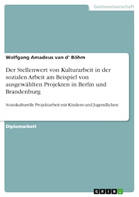 Der Stellenwert von Kulturarbeit in der sozialen Arbeit am Beispiel von ausgewählten Projekten in Berlin und Brandenburg - Wolfgang Amadeus van d' Böhm - E-Book