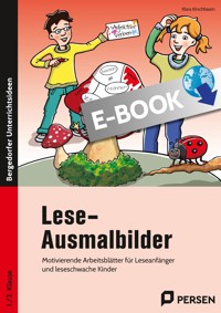 Lese-Ausmalbilder - Klara Kirschbaum - E-Book