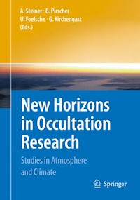 New Horizons in Occultation Research -  - E-Book