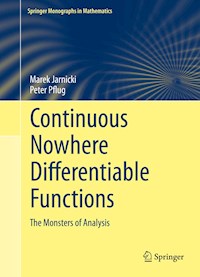 Continuous Nowhere Differentiable Functions - Marek Jarnicki - E-Book
