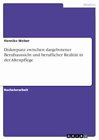 Diskrepanz zwischen dargebotener Berufsaussicht und beruflicher Realität in der Altenpflege - Henrike Weber - E-Book