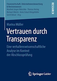 Vertrauen durch Transparenz - Marina Müller - E-Book