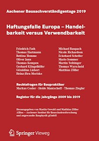 Aachener Bausachverständigentage 2019 -  - E-Book