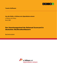 Der Umsetzungsstand der Balanced Scorecard in deutschen Akutkrankenhäusern - Yasmin Hoffmann - E-Book