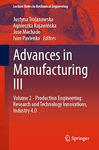 Advances in Manufacturing III -  - E-Book