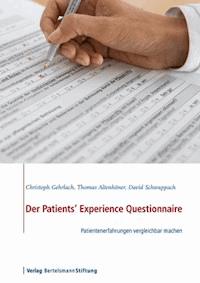 Der Patients' Experience Questionnaire - Christoph Gehrlach - E-Book