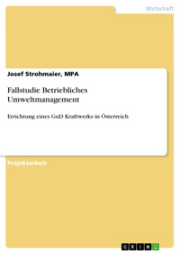 Fallstudie Betriebliches Umweltmanagement - Josef Strohmaier, MPA - E-Book