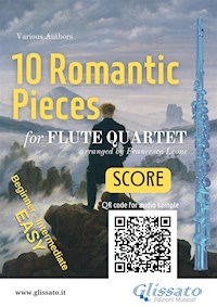 Flute Quartet Score "10 Romantic Pieces" - Johannes Brahms - E-Book