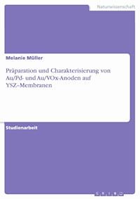 Präparation und Charakterisierung von Au/Pd- und Au/VOx-Anoden auf YSZ–Membranen - Melanie Müller - E-Book