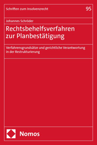 Rechtsbehelfsverfahren zur Planbestätigung - Johannes Schröder - E-Book