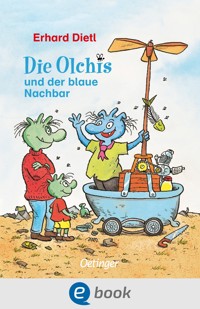 Die Olchis und der blaue Nachbar - Erhard Dietl - E-Book