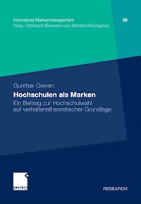 Hochschulen als Marken - Gunther Greven - E-Book