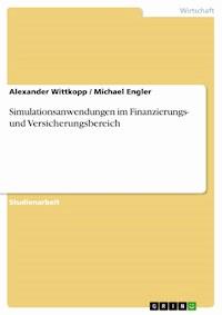 Simulationsanwendungen im Finanzierungs- und Versicherungsbereich - Alexander Wittkopp - E-Book