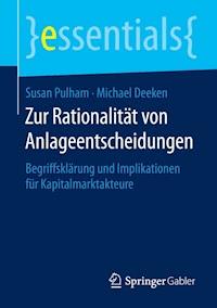 Zur Rationalität von Anlageentscheidungen - Susan Pulham - E-Book