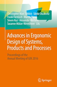 Advances in Ergonomic Design of Systems, Products and Processes -  - E-Book