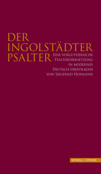 Der Ingolstädter Psalter -  - E-Book