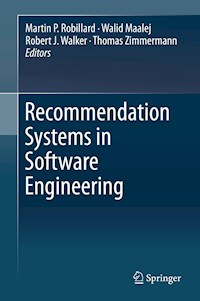 Recommendation Systems in Software Engineering -  - E-Book