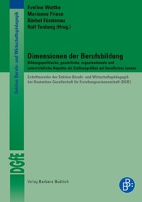 Dimensionen der Berufsbildung -  - E-Book