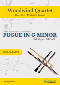 Woodwind Quartet "Fugue in G Minor" score & parts - Johann Sebastian Bach - E-Book