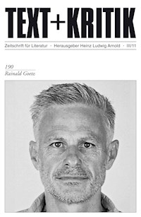 TEXT + KRITIK 190 - Rainald Goetz -  - E-Book