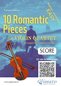 Violin Quartet Score of "10 Romantic Pieces" - Johannes Brahms - E-Book
