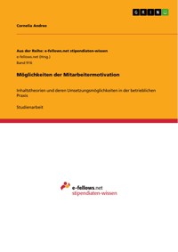 Möglichkeiten der Mitarbeitermotivation - Cornelia Andree - E-Book