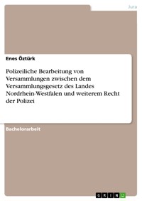 Polizeiliche Bearbeitung von Versammlungen zwischen dem Versammlungsgesetz des Landes Nordrhein-Westfalen und weiterem Recht der Polizei - Enes Öztürk - E-Book
