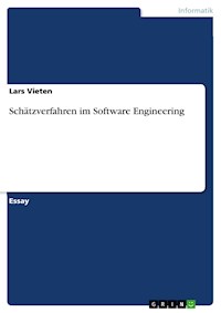 Schätzverfahren im Software Engineering - Lars Vieten - E-Book
