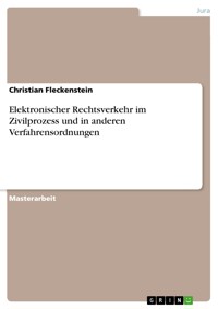 Elektronischer Rechtsverkehr im Zivilprozess und in anderen Verfahrensordnungen - Christian Fleckenstein - E-Book