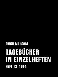 Tagebücher in Einzelheften. Heft 12 - Erich Mühsam - E-Book