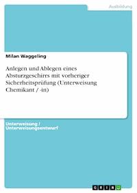 Anlegen und Ablegen eines Absturzgeschirrs mit vorheriger Sicherheitsprüfung (Unterweisung Chemikant / -in) - Milan Waggeling - E-Book