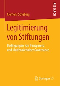 Legitimierung von Stiftungen - Clemens Striebing - E-Book