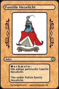 Die adlige polnische Familie Heselicht. The noble Polish family Heselicht. - Werner Zurek - E-Book