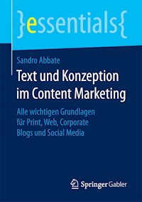 Text und Konzeption im Content Marketing - Sandro Abbate - E-Book